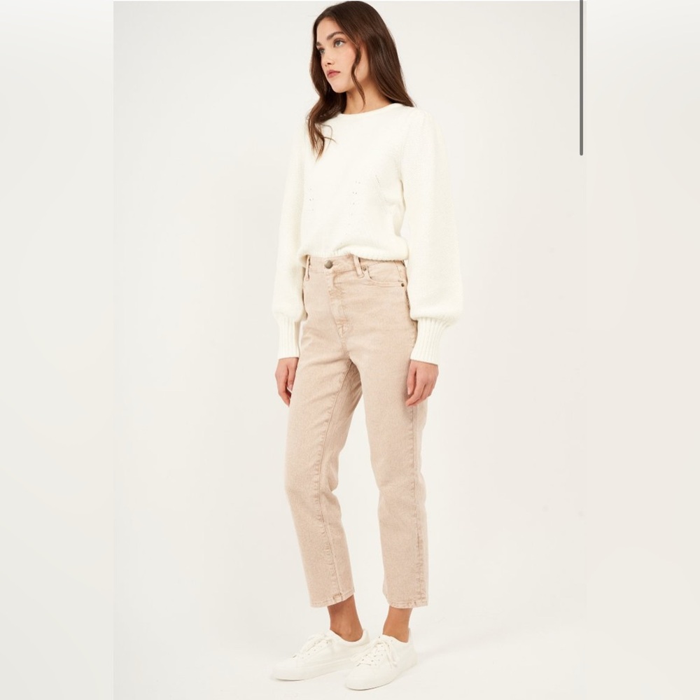 Joie | NWT | Lunia straight leg denim in toast - Sz 4 - High waist